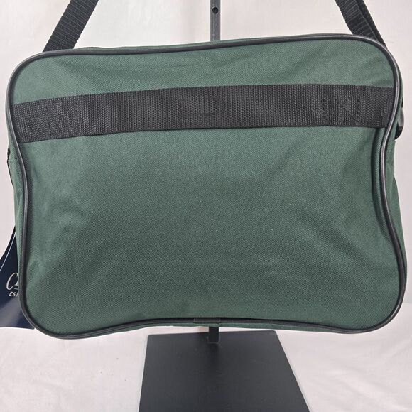 Chaps Laptop Bag Sedona Collection Green Black 15.5" x 11" x 3" - Picture 9 of 16